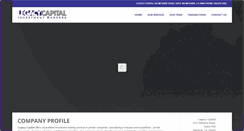 Desktop Screenshot of legacycapital.com